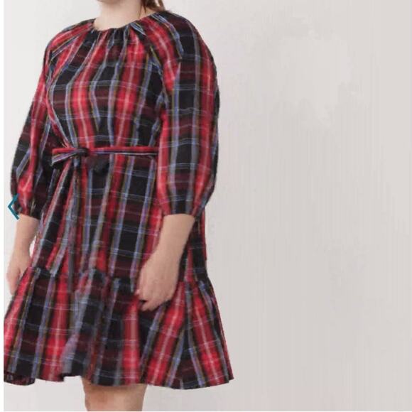 DRAPER JAMES RSVP LONG SLEEVE TIERED BOW BACK DRESS - Picture 3 of 8